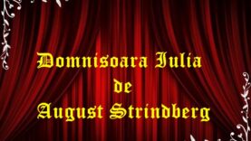 Domnisoara Iulia de August Strindberg