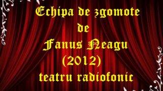 Echipa de zgomote de Fanus Neagu (2012) teatru radiofonic latimp.eu