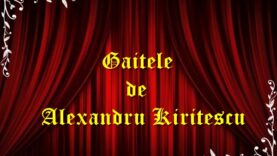 Gaițele de Alexandru Kirițescu teatru radiofonic latimp.eu