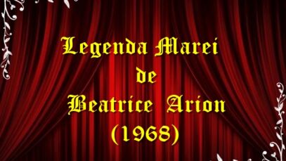 Legenda Marei de Beatrice Arion (1968) teatru radiofonic latimp.eu