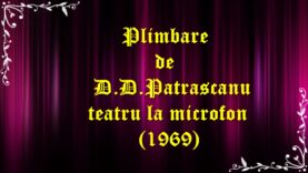 Plimbare de D.D.Patrascanu teatru la microfon(1969)teatru latimp.eu latimp.eu