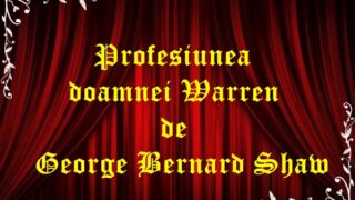 Profesiunea doamnei Warren de George Bernard Shaw