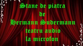 Stane de piatra de Hermann Sudermann teatru audio la microfon latimp.eu