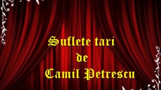 Suflete tari de Camil Petrescuteatru radiofonic latimp.eu