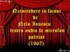 Neincredere in foisor de Nelu Ionescu teatru audio la microfon politist (1967)