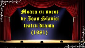 Moara cu noroc de Ioan Slavici teatru drama (1981) teatru latimp.eu3