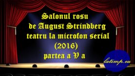 Salonul rosu de August Strindberg teatru la microfon serial (2016) partea a V a teatru latimp.eu3