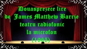 Douasprezece Lire de James Matthew Barrie teatru radiofonic la microfon(1965) latimp.eu teatru